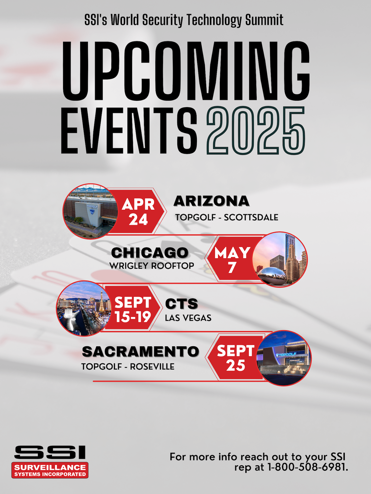 SSI's world security technology summit 2025 events